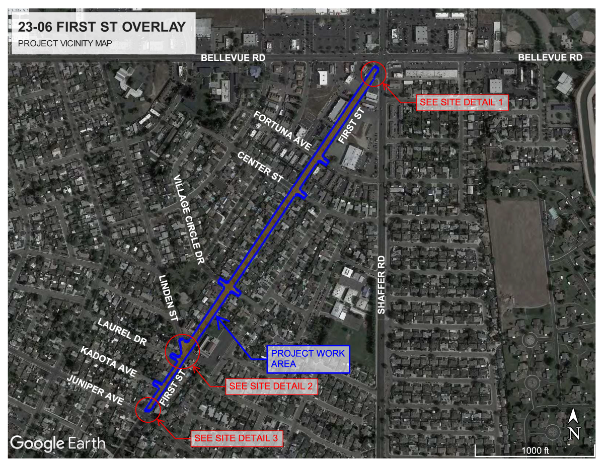 First Street Overlay – Atwater, California